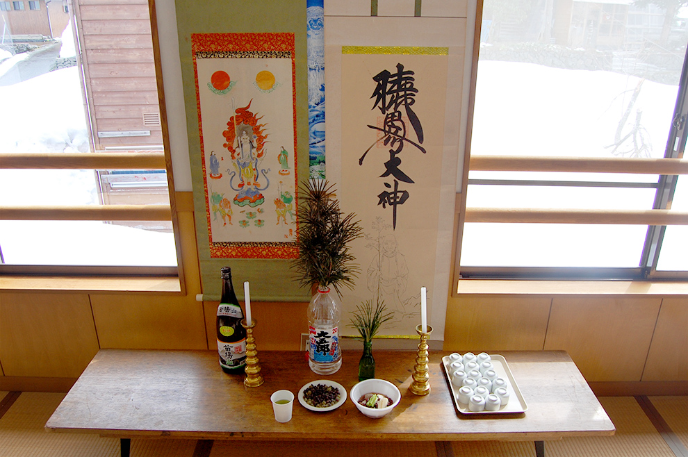 庚申講の様子